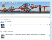 Tablet Screenshot of caledonianwalks.com